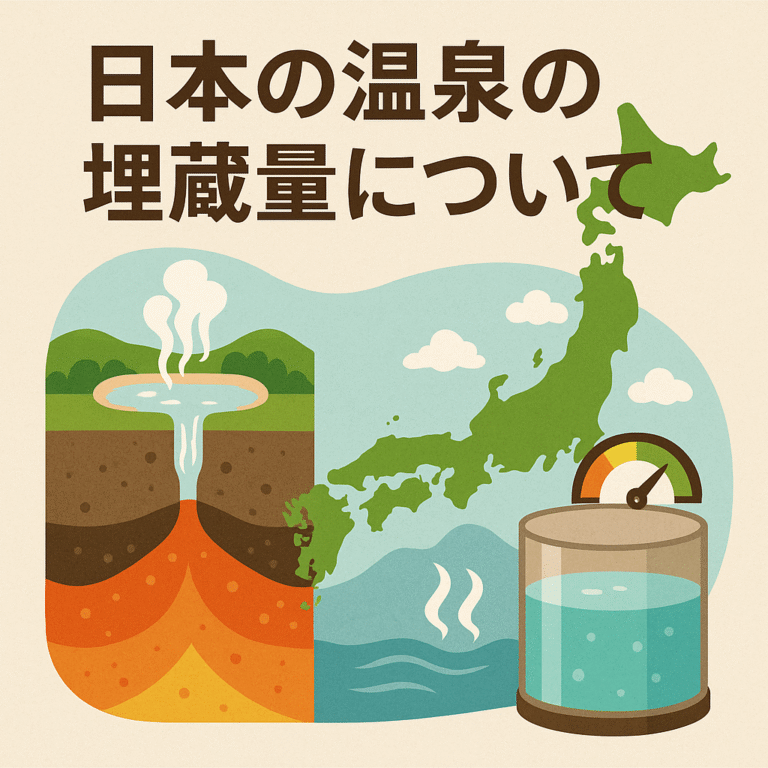 日本の温泉の埋蔵量は？