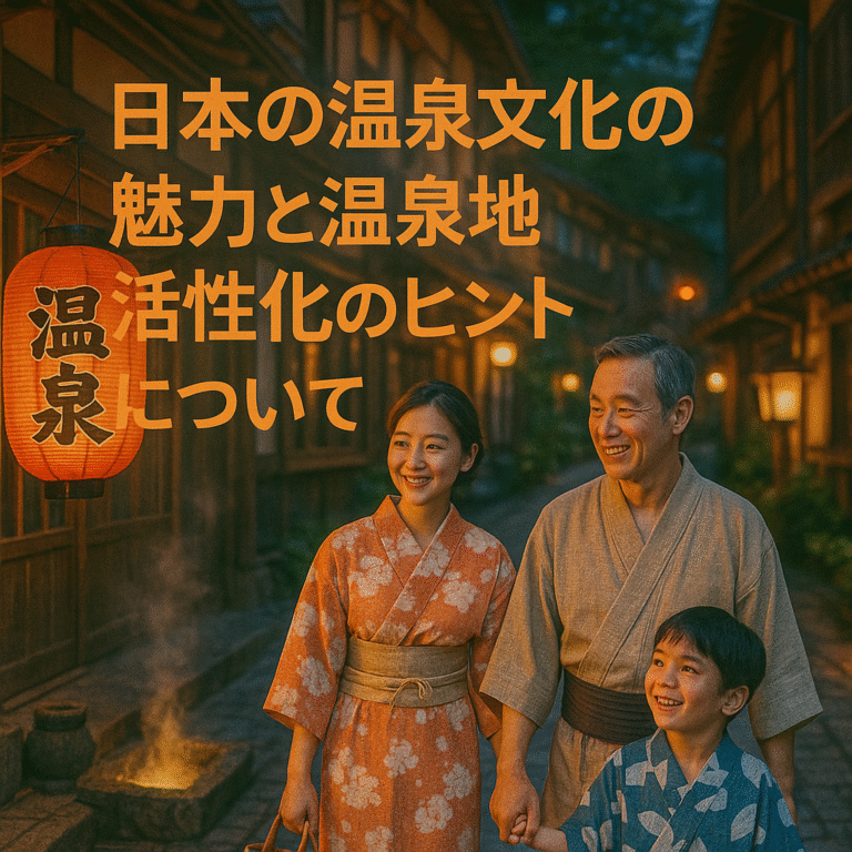 日本の温泉文化の魅力と温泉地活性化のヒント